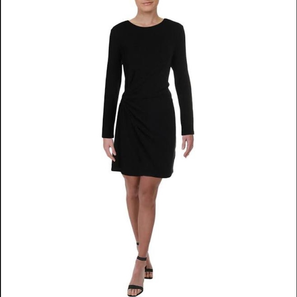 RD STYLE WOMENS METALLIC LONG SLEEVE PARTY DRESS